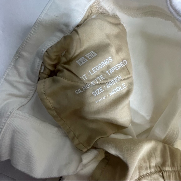 Uniglo White Legging Skinny Jeans with Ankle Zippers 24 - Picture 4 of 13